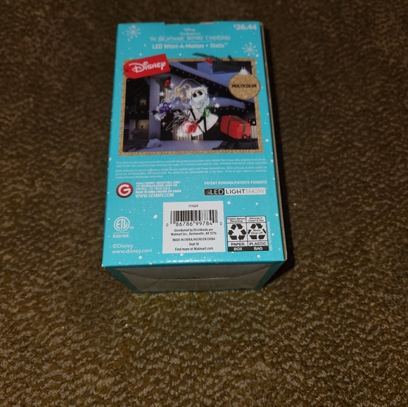 Disney Nightmare Before Christmas LED Whirl-A-Motion Static Jack - Picture 2 of 2